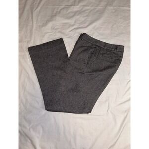 Banana republic Martin women's dress pants Size 4 black Chevron wool blend Wide